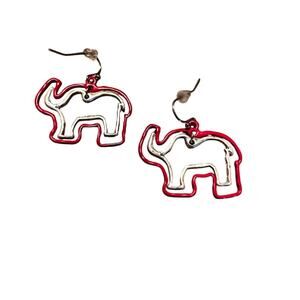 Alabama Elephant Earrings l Game Day Earrings l Roll Tide Earrings lGift for Her
